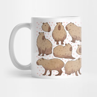 Cute capybara illustration Mug